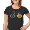 Pizza Fahrrad Radsport Fahrradfahren Fahrradtour Kinder Tshirt