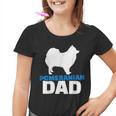 Pomeranian Zwergspitz Papa Kinder Tshirt