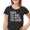 Pops The Man Der Mythos Die Legende -Atertag Kinder Tshirt