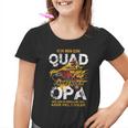 Quad Driving Grandpa Atv Opi Cool Grandad Quad Biker Kinder Tshirt