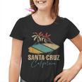 Santa Cruz Ca California Surfboard Kinder Tshirt