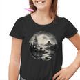 Silhouette Eines Cowboy Riverside Wrangler Kinder Tshirt