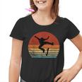 Skaters Having Fun Retro Sunset Skateboard N Skater Kinder Tshirt