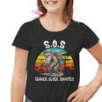 SOS Slower Older Smarter Wandern Faultier Abenteuer Kinder Tshirt