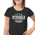 Team Mcdonald Lifetime Member Proud Family Name Surname Youth T-shirt