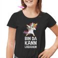 With Text 'Bin Da Kann Losgehen' Kinder Tshirt