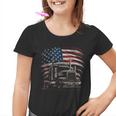 Us American Flag Trucker Truck Driver Kinder Tshirt