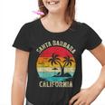 Vacaciones Familiaresintage Retro California Santa Barbara Beach Camiseta niño