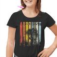 Vintage Text Stripes Arborist Kinder Tshirt