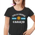 Viva La Libertad Carajo Javier Milei Presidente De Argentina Kinder Tshirt