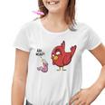 Äh Miau Bird And Wurm Fun Witz Gray S Kinder Tshirt