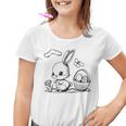 Easter Bunny Ausmalen Und Selbst Bemalen Kinder Tshirt