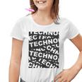 Edm Techno Music Fiesta Rave De Ropa Festival Raver Dj Camiseta niño