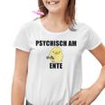 Psychisch Am Ente Kinder Tshirt