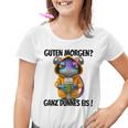 Saying Guten Morgen Ganz Thin Ice Gecko Kinder Tshirt