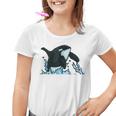 Regalo De Ballena Asesina Saltando Orca Sin Mangas Camiseta niño