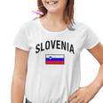 Slovenia Flag Slovenia Proud Slovenia Gray Kinder Tshirt