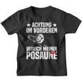 Achtung Trombonist Kinder Tshirt