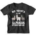 Alpaca And Lamas Mir Reichts Ich Geh Alpacas Streicheln Kinder Tshirt