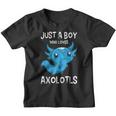 Animal Sólo Un Chico Que Ama Los Axolotls Salamandra Ajolote Camiseta niño