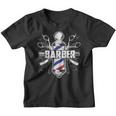 Barber Shop Pole Hairdresser & Barber Hipster Kinder Tshirt