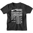 Büchsenmacher Stundenlohn Saying S Kinder Tshirt