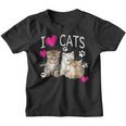 Camisa I Love Cats Cat Lover I Love Kittens Camiseta niño