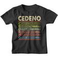 Cedeno Family Name Cedeno Last Name Team Youth T-shirt