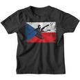 Czech Flag Football Jersey Kinder Tshirt