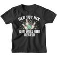 Der Tut Nix Der Will Nur Kegeln Für Den Kegelclub Kinder Tshirt