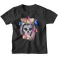Dia De Los Muertos Sugar Skull Crâne Gothic Day Of The Dead Youth T-shirt