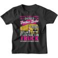 Dieses Trucker Babe Shows Euch Wie Ein Truck Gefahren Wird Kinder Tshirt