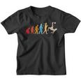 Divertida Evolución Retro Del Fútbol Soccer Evolution Football Camiseta niño