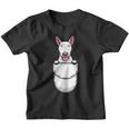 Divertido Bull Terrier En Bolsillo Lindo Bull Terrier Camiseta Camiseta niño