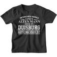 Duisburg Underschätze Nie Einen Alten Mann Kinder Tshirt