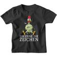 Erkenne Die Signserrückt Angratt Cockerel Kinder Tshirt