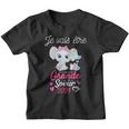 Future Grande Sœur Éléphant Je Vais Être Grande Soeur 2024 Youth T-shirt