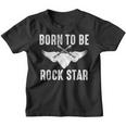 Geboren Um Rockstar Zu Werden Kinder Tshirt