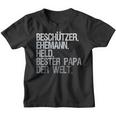 Husband Papa Protector Kinder Tshirt