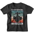 Ich Bin Dann Mal Im Keller Drummer Long-Sleeved Kinder Tshirt