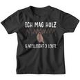 Ich Mag Holz & Mayber 3 Leute Carpenter Kinder Tshirt