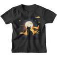 Kawaii Cat Anime Japonés Retro Divertido Gato Negro Amantes Arte Camiseta niño