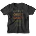 Love Heart Geist Grungeintage-Stil Schwarzer Geist Kinder Tshirt