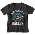 Mir Reicht's Ich Geh' Häkeln Spruch Häkelnadel Wollknäuel Kinder Tshirt