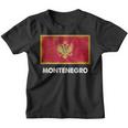 Monte Flag Jersey Montenegrinian Kinder Tshirt