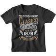Motero Todo Un Clásico Nacido En 1976 Cumpleaños Camiseta niño