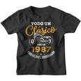 Motero Todo Un Clásico Nacido En 1987 35 Años Cumpleaños Camiseta niño