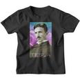 Nikola Tesla Inspiradora De Ciencia Y Electricidad Camiseta niño