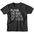 Pepaw Der Mann Der Mythos Die Legende Großvateratertag Kinder Tshirt