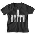 Piano Player Keyboard Medio Dedo Regalos Para Los Amantes De La Música Camiseta niño